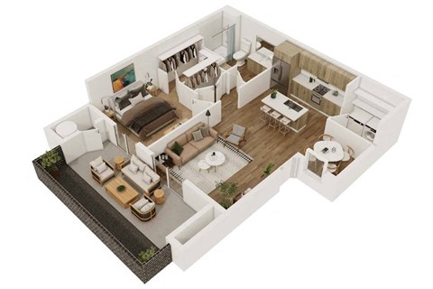 The Aster at Mountain Vista_Copper 825 sqft